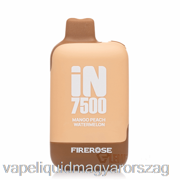 Firerose 7500 Eldobható Mangó őszibarack Görögdinnye Vape Folyadékban